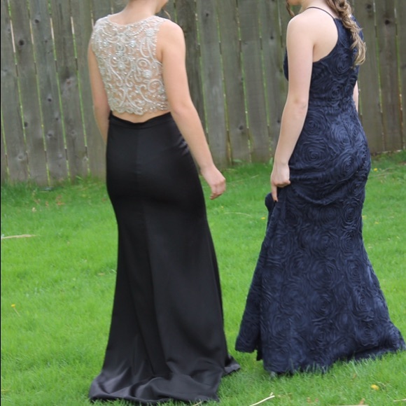 Camille La Vie Two Piece Prom Dress Size 2 - Picture 2 of 5